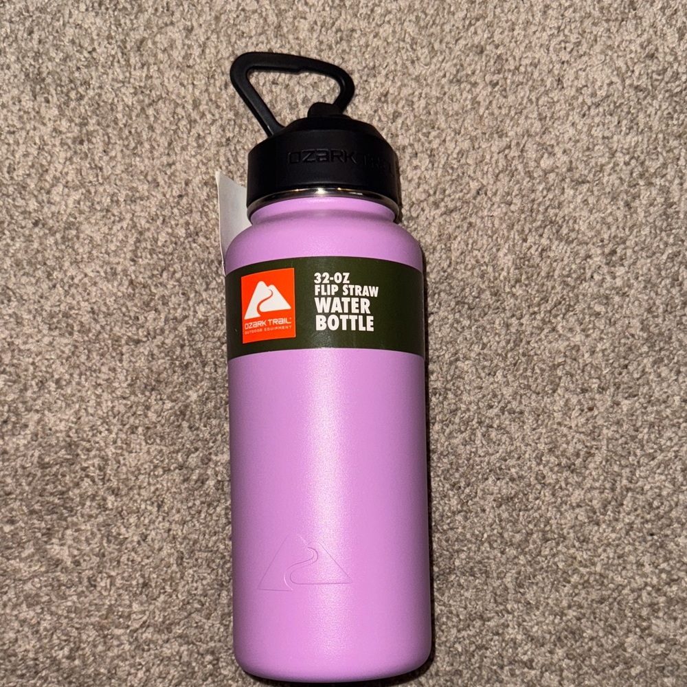 Ozark Trail Lavender Flip Straw Bottle